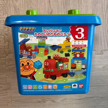 호빵맨 신나는 탈것 바구니 블록 라보