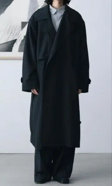 SINSS/와이드 롱 트렌치코트