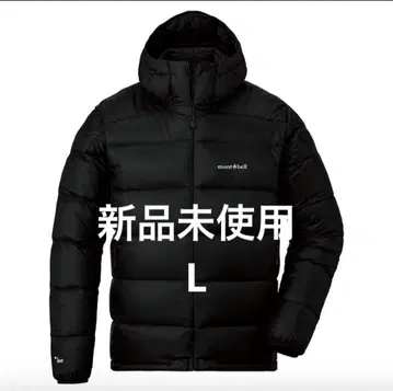 [ 새상품 ] 블랙 L montbell 라이트 알파인 다운 파카