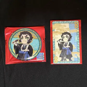 귀멸의 칼날 중국 한정판 캔뱃지 & 카드 카이가쿠