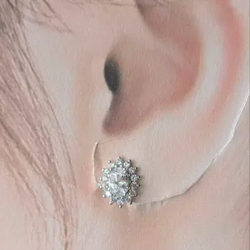 플라워 디자인 귀걸이 세트