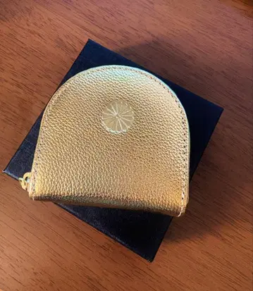 황궁 한정판 소가죽 코인 케이스 GOLD