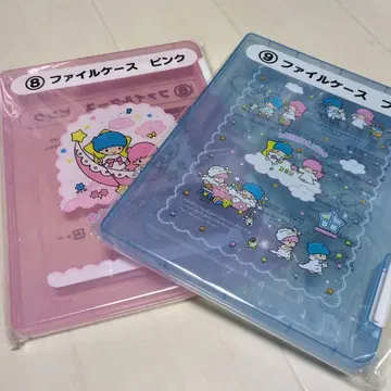 키키라라 파일 케이스 핑크 블루 세트