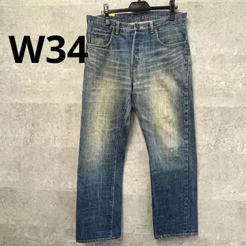 MDY BRAND W34 스트레이트 레그 데님 팬츠