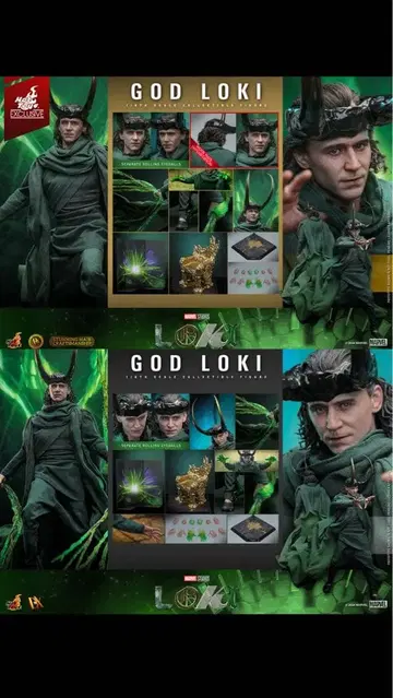 핫토이즈 갓 오브 워 로키 식모 버전 일반판 2종 세트