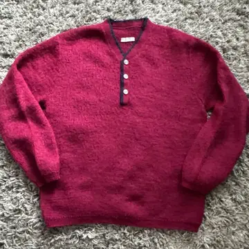 새상품급 60s 빈티지 모헤어 니트 울