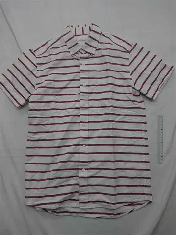 새터데이 서프 뉴욕 반팔 스트라이프 셔츠 남성용 S