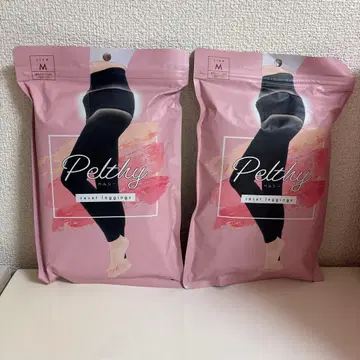 Pelthy 슬림 레그 레깅스 M 사이즈 블랙 2세트