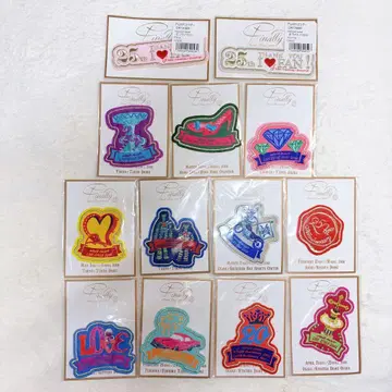 [ 새상품 ] 아무로 나미에 자수 패치 finally 13종류