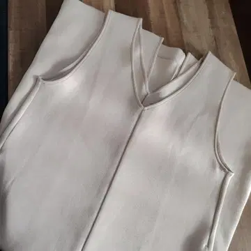 [ 무인양품 ] 이중 편직 맨투맨 오버롤 스커트 M 사이즈