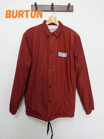 새상품급 BURTON 발수 블루종 내 보아 남성용 M 정도 버튼