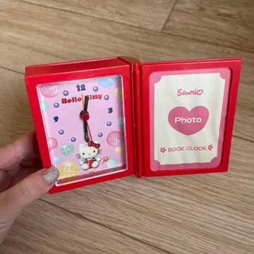 초 레어 쇼와 당시품 헬로키티 북클락 쇼와 레트로 레트로 키티