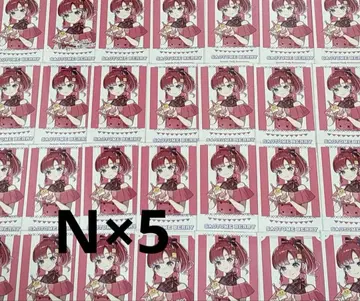 사오토메 베리 하프 기념일 폴라로이드 N 5장 세트 스페셜