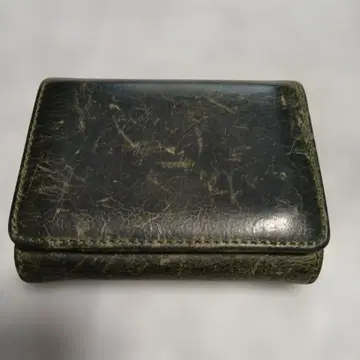 패신저 메시지 쿠주 가죽 3단 폴더형 지갑