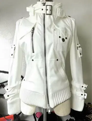 화이트 밀리터리 자켓 archive y2k 서브컬쳐