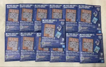 제일복권 원피스 베이스샵 아크릴 블록 참 료 미개봉 13개