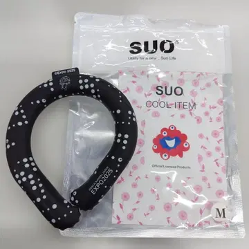 SUO 넥 쿨러 EXPO 링 플러스 도트 블랙 M [ 2744 ] KK