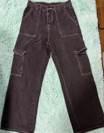 카고 데님 팬츠 워크 팬츠 스트릿