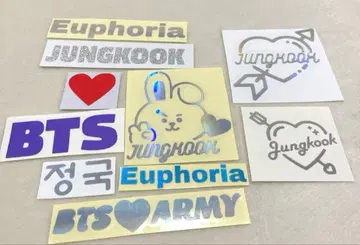 BTS 정국 홀로그램 스티커 등 묶음 판매