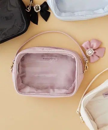 메종 드 플뢰르 클리어 파우치 M