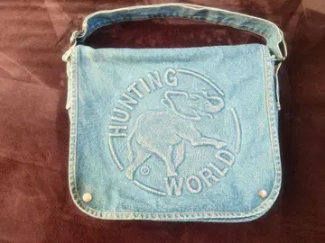 헌팅 월드 데님 메신저 백