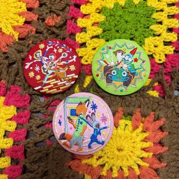 디즈니 자수 캔뱃지 2