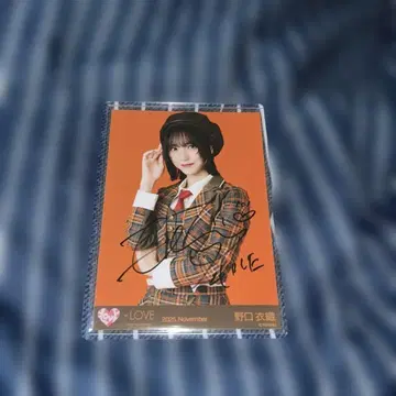 이코럽 노구치 이오리 브로마이드 친필 사인 러브송에 습격당하다 츄