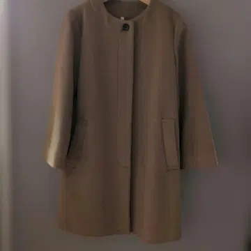 베이지 울 코트 M 사이즈