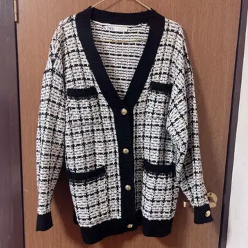 ZARA 오버 사이즈 가디건 니트 자켓