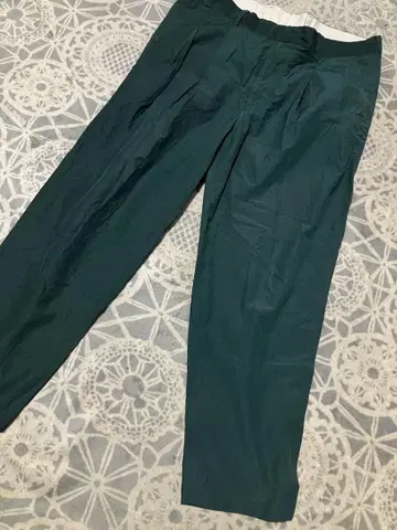 URU 우루 턱 팬츠 사이즈 1 그린