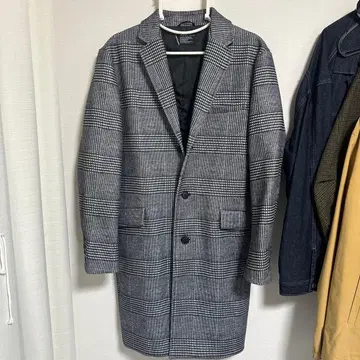 AZUL by MOUSSY 체스터 코트 L 사이즈 그레이 계열 체크