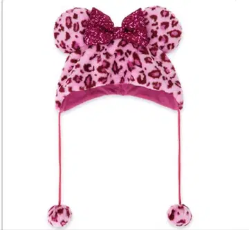 디즈니 팬캡 레오파드 무늬