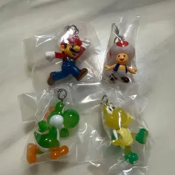 슈퍼 마리오 메지루시 액세서리 2 마리오 요시 키노피오 노코노코 4종