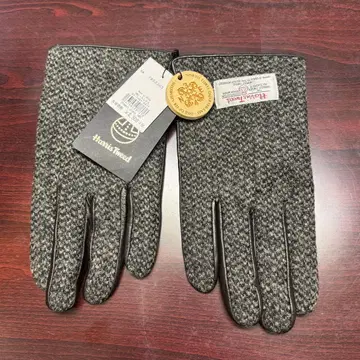 헤밍스 해리스 트위드 가죽 장갑 스마트폰 대응