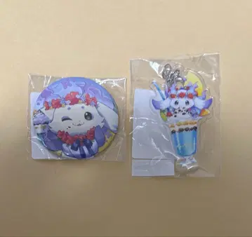 니지산지 룬룬 캔뱃지 아크릴 키링