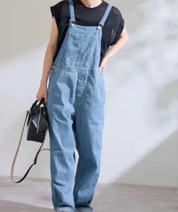 새상품급 프레임워크 데님 딜라이트 데님 오버롤 M