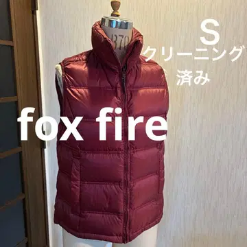 fox fire 여성용 다운 베스트 S 사이즈 클리닝 완료