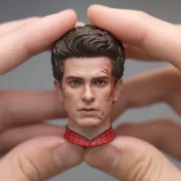 핫토이즈 어메이징 스파이더맨 맨얼굴 헤드만