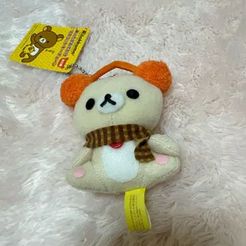 코리락쿠마 따뜻한 외출 마스코트 키 체인지 키링