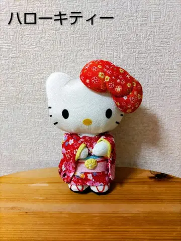 헬로키티 일본풍 봉제 인형