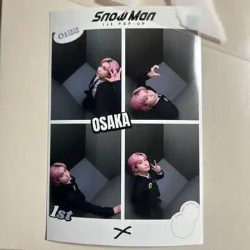 Snow Man POP UP OSAKA 한정판 프리쿠 사쿠마 다이스케