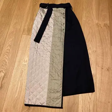 UNITED TOKYO 퀼팅 롱 스커트 사이즈 0