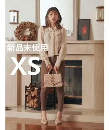 다리치 브라운 스키니 팬츠 택 포함 새상품 XS