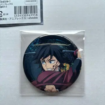 귀멸의 칼날 토미오카 기유 무한성편 제1장 아카자 재래 글리터 캔뱃지