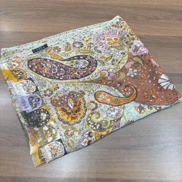 ETRO 에트로 페이즐리 스카프 스톨 대형