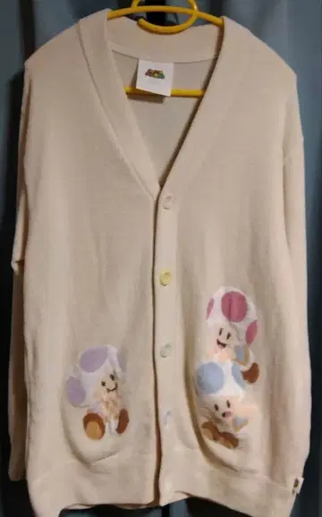 젤라토 피케 Nintendo UNISEX 키노피오 JQD 가디건