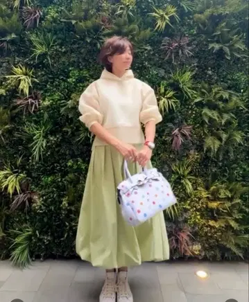 새상품 MID'OR sheer raschel knit hoodie