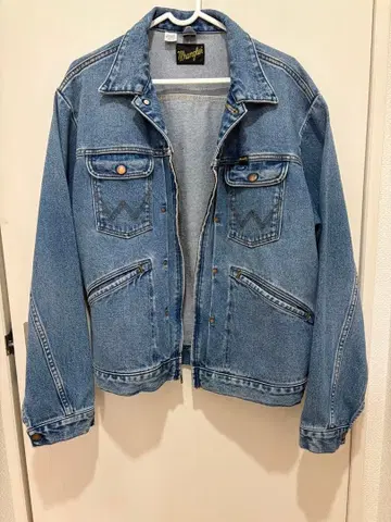 Wrangler 데님 자켓 지퍼 38인치