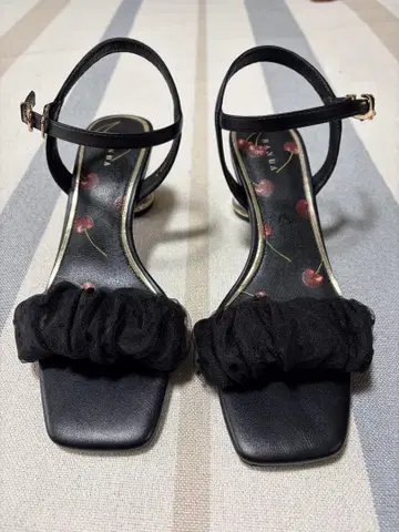 RANDA 체리힐 스트랩 샌들 블랙 L 사이즈