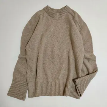 미라 오웬 울 캐시미어 래글런 크루 니트 풀오버